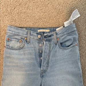 Levis Ribcage Straight Ankle womens jeans